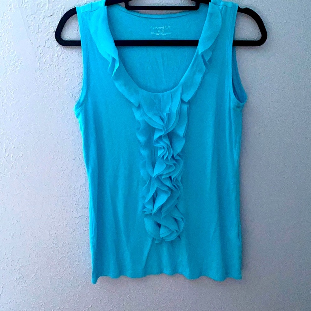 ⭐️ 3 for$25- Philosophy by Republic Top Ruffles Sz M